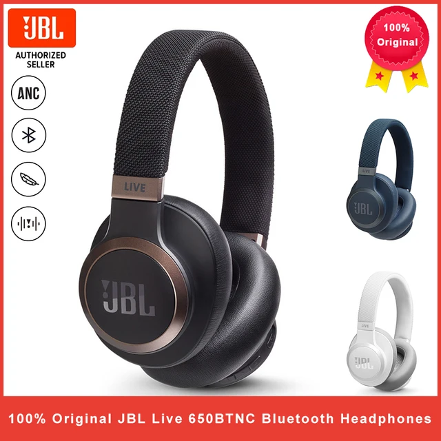 JBL LIVE 650BTNC Wireless Bluetooth Headphones Noise Cancelling AI Smart Voice Assistant Earphone Gaming Sports Gym Headset 1