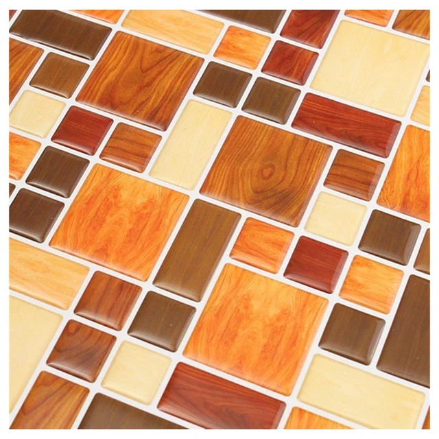 Waterproof Self Adhesive Brick 3D Wall Sticker Backsplash Wallpaper for Bathroom Kitchen 2