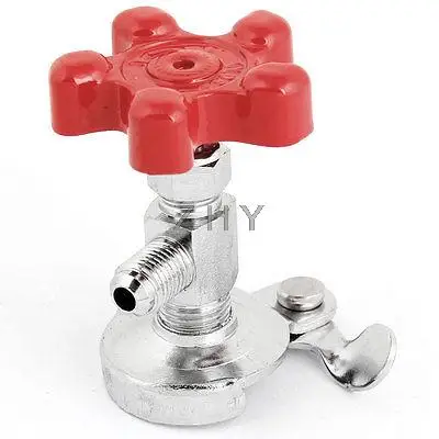 

Red Metal Cap 14mm Male Thread Universal Refrigerant Can Tap Valve Opener