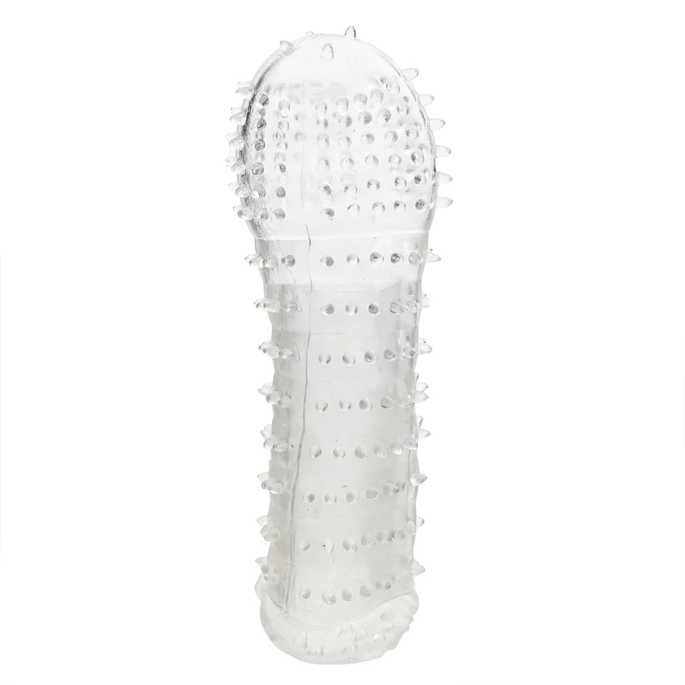 Ватин Хрустальный пенис с наконечником рукав для пениса секс-игрушки мужчин