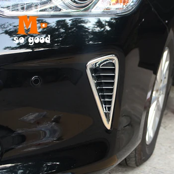 

for Toyota Camry ABS 2015/16/17 Car Detector Sticks Front Side Foliage Leaf Fender Vents Air Outlet Lamp Trim Auto Accessories