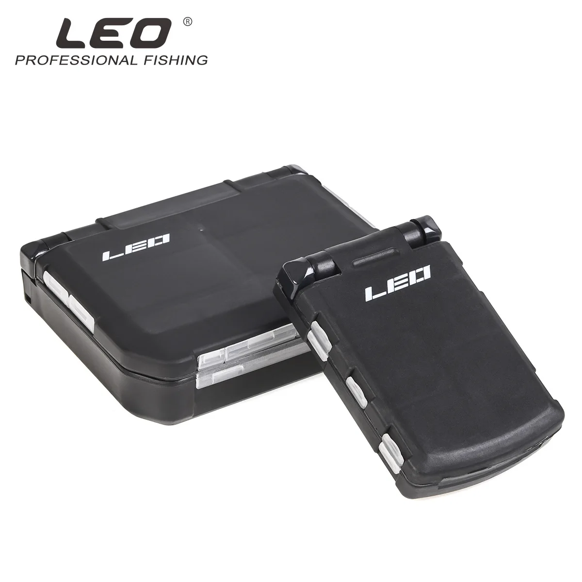 

Black Semi-automatic Fishing Tackle Box Plastic Fly Fishing Lure Hooks Storage Boxes Case Doubleside Fishing Bait Tackle