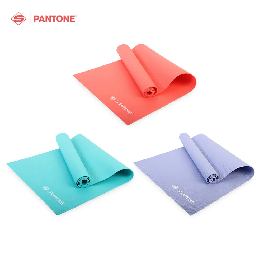 Pantone 173*61 см 4 мм нескользящий коврик для йоги спортивный тренажерный зал мягкие коврики складные Бодибилдинг Фитнес-Упражнения оборудование
