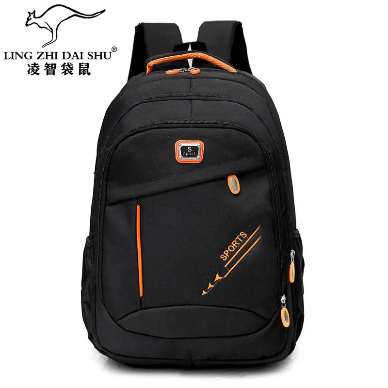 

Lingzhi Daishu 2019 New Style Men Backpack Business Backpack Simple Fashion Computer Bag Travel School Bag
