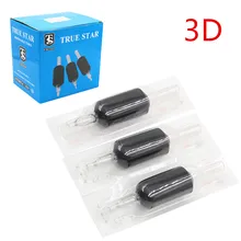 20шт 3D TRUESTAR 25 мм одноразовый зажим для нанесения татуировки трубки Татуировка ручка для татуировки Neeldes тату машина пистолет