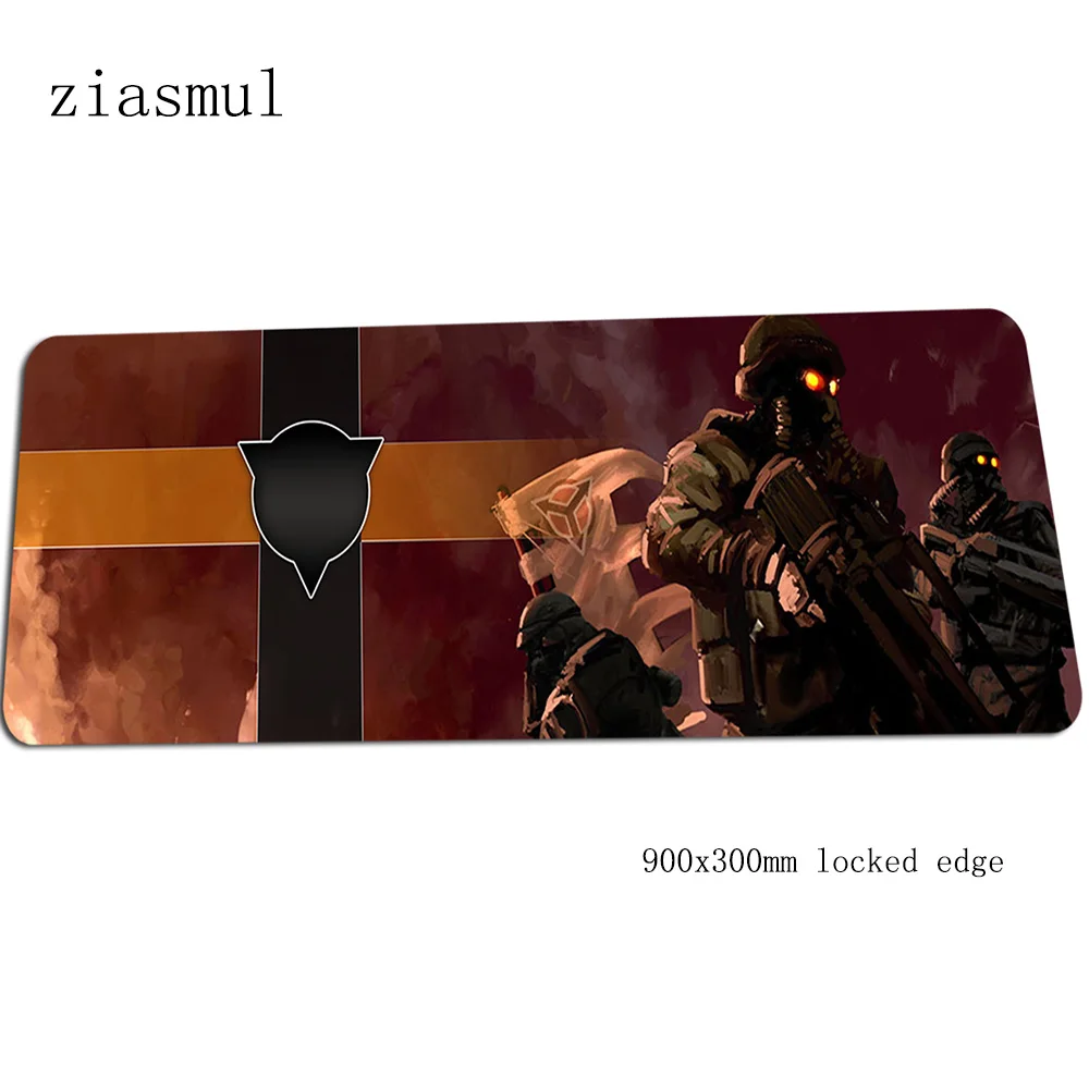Killzone mouse pad gamer best Adorable 900x300x2mm notbook mouse mat gaming mousepad HD pattern pad mouse PC desk padmouse - Цвет: size900x300x2mm