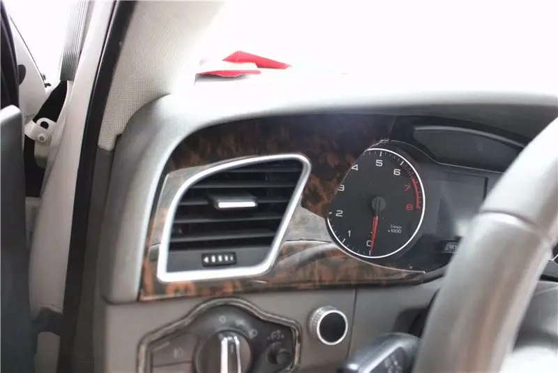 CDCOTN аксессуары для салона автомобиля Наклейка покрытие из углеродного волокна украшение подходит для 09-16 Audi интерьерные молдинги наклейка авто продукт