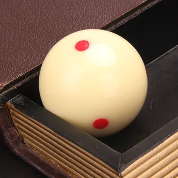 

Match Red Dot Cue Ball Billiard Practice Cue Ball 6 Red Spots Ball High Quality