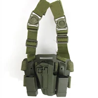 green leg holster Тактический чехол-кобура для кобуры с опущенной ногой для кольта 1911 страйкбола, чехол-кобура для пистолета для правой руки, подсумок, аксессуары для охоты - Цвет: green leg holster