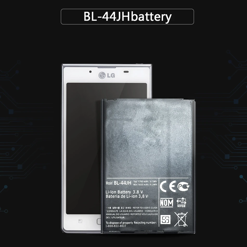 Kikiss Smart Phone Battery 1700mah Bl 44jh For Lg Optimus L7 P700 P750 P705 Ms770 E440 E460 E455 Bl 44jh Mobile Phone Batteries Aliexpress