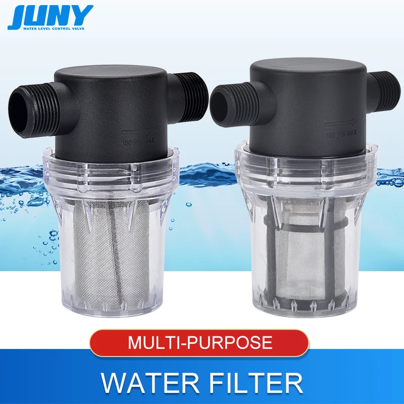 Filtro de Tanque De Agua de agua para el hogar, rosca macho NPT, nuevo tipo, para limpiar suciedad, 1/2 , 3/4, 1