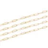 1 Meter 4mm Width Newest Design Stainless Steel Gold Oval Rolo Link Chains Findings Fit for Jewelry Making ► Photo 3/6