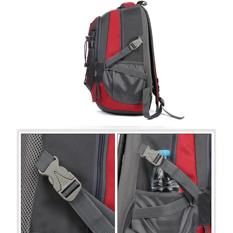 Waterproof Men's Backpack 15.6 Inch Laptop Backpack Female Travel Outdoor Sport Hiking Climbing Bag Large Capacity Mochilas