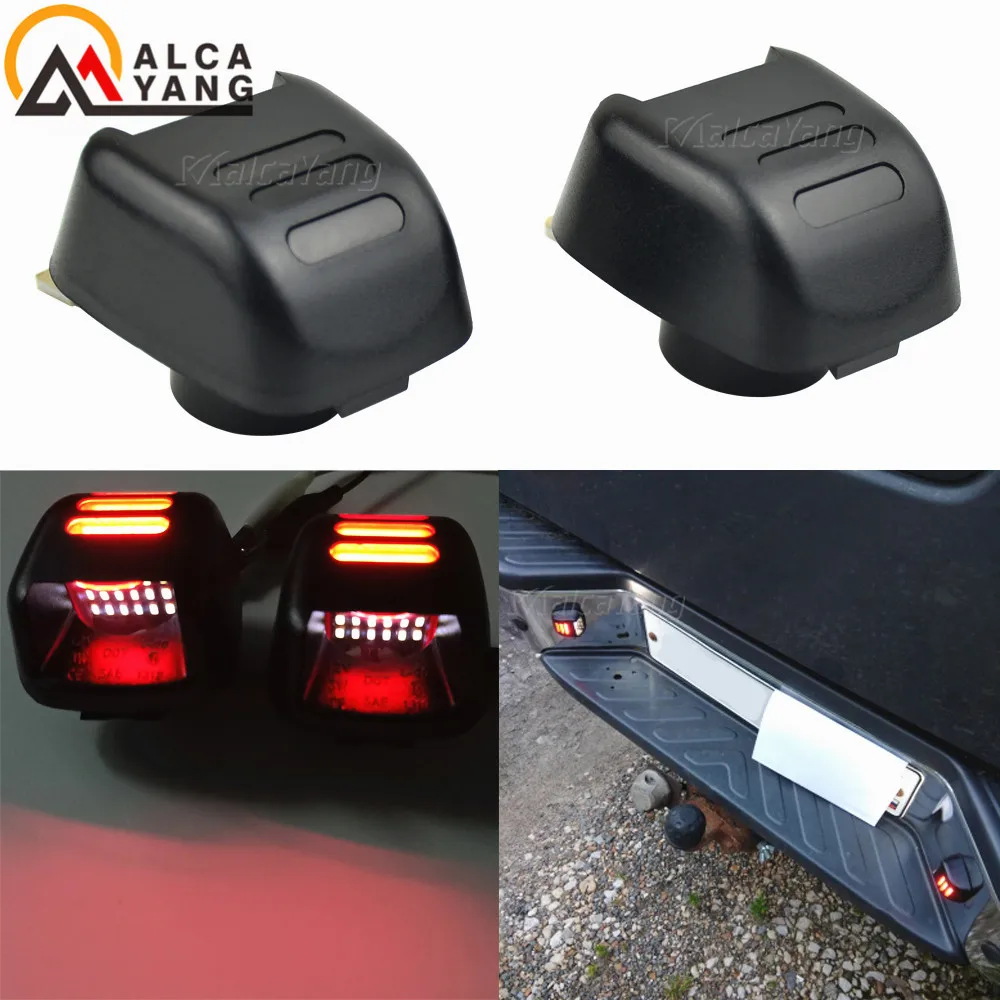 Подсветка для номера Автомобиля Malcayang бело-красная 18SMD СВЕТОДИОДНЫЙ Nissan Navara D40