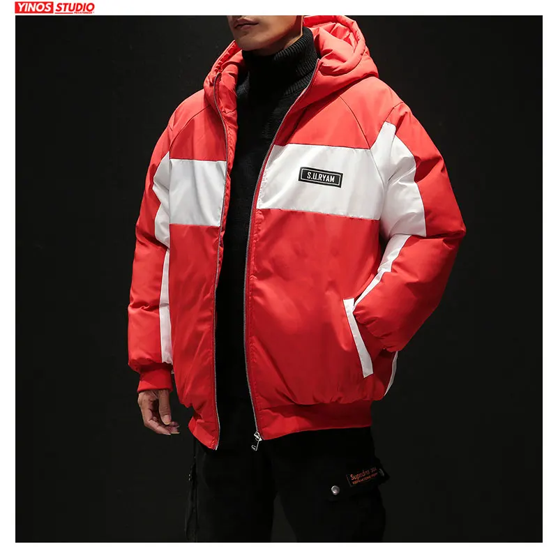 Прямая поставка 2019 ветровка с капюшоном зимняя куртка мужская Японская уличная