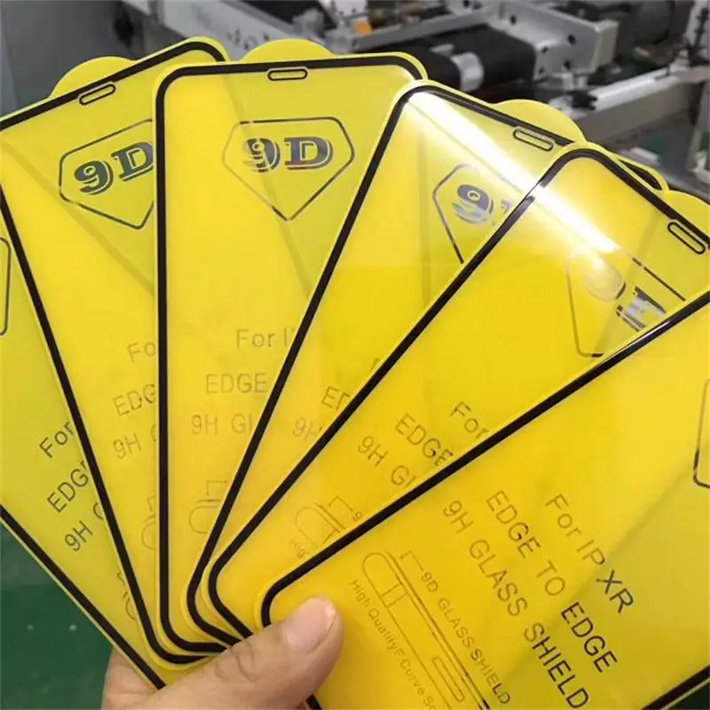 

Wholesale 1500pcs/lot 9D Full Glue Full Cover Tempered Glass Screen Protector for iPhone 11 Pro Max XS 8 7 Plus for iphone 7