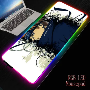 

MRGBEST RGB Naruto RGB LED Large Mouse Pad USB Wired Lighting Gaming Gamer Anime Mousepad Keyboard Colorful Luminous for PC Mat