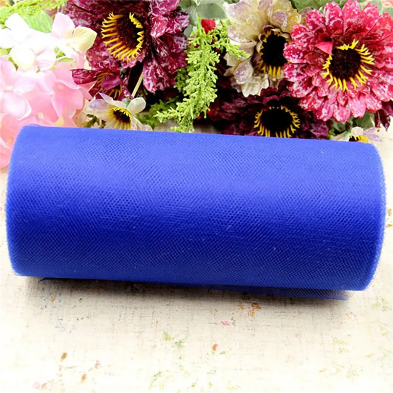 Arranged tablecloth tulle dress up wedding car tulle new multi-color table skirt tutu tulle tablecloth wedding dressing 30S16 (2)