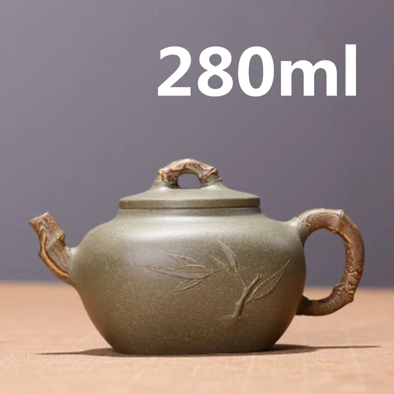 Китайский керамический чайник, чайный горшок из исинской глины Zisha, чайный набор Gongfu, фарфоровый чайник 280 мл, высокое качество, Новое поступление, с подарочной коробкой