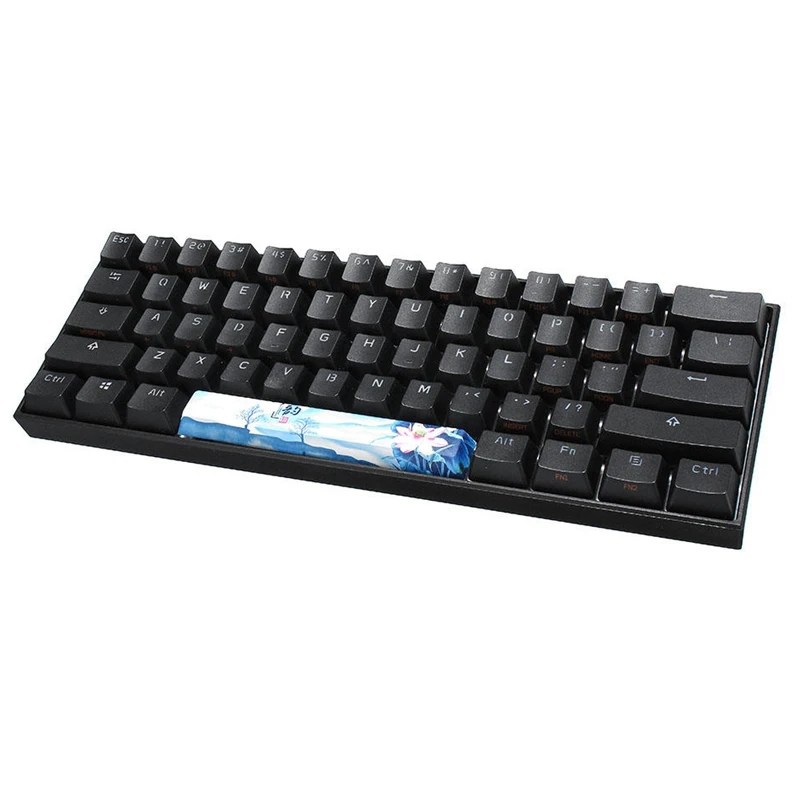 6.25U Новинка Keycap пятисторонняя Dyesub Лотос пруд Fly Space Bar