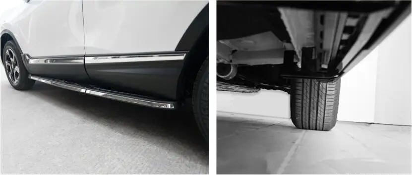 2 шт./компл. для автомобиля алюминиевый сплав и АБС Беговая доска боковой шаг Nerf барная стойка для Honda CRV CR-V