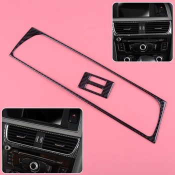 

beler Epoxy Carbon Fiber Style Console Air Conditioner Outlet Vent Cover Trim Fit for Audi A4 A5 Q5 2013 2014 2015 2016