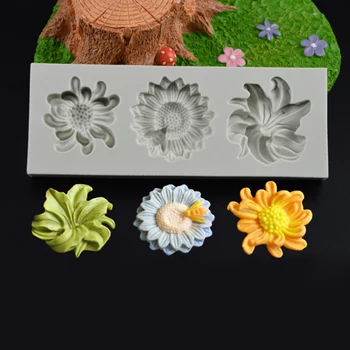 

Bee Flower Silicone Molds Fondant Cakes Decorating Tools Silicone Mold Sugarcrafts Chocolate Baking Tool For Cakes Gumpaste Form