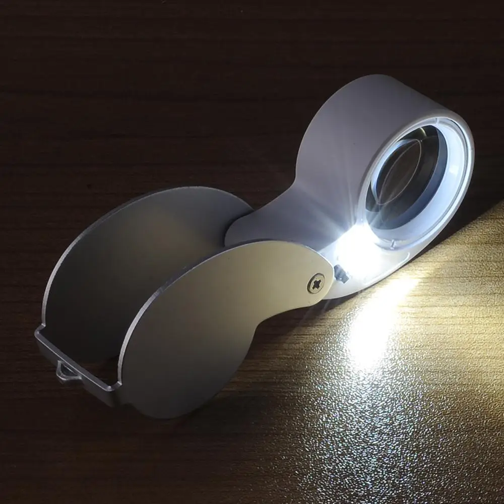 Lente Ingranditore 30X/60X Illuminata - Portatile Per Gioielli, Monete E Francobolli - Foto 13