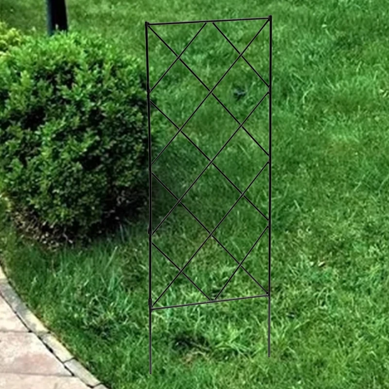 Wire Lattice Diamond Grid Vines Climbing Trellis Garden Climbing Plants Decorative Trellis Panels Fences Flower Support E8BD
