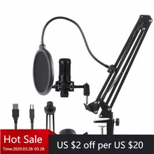 Alta taxa de amostragem computador usb microfone para computador portátil windows studio gravação vocais mais, YouTube-192KHz k669