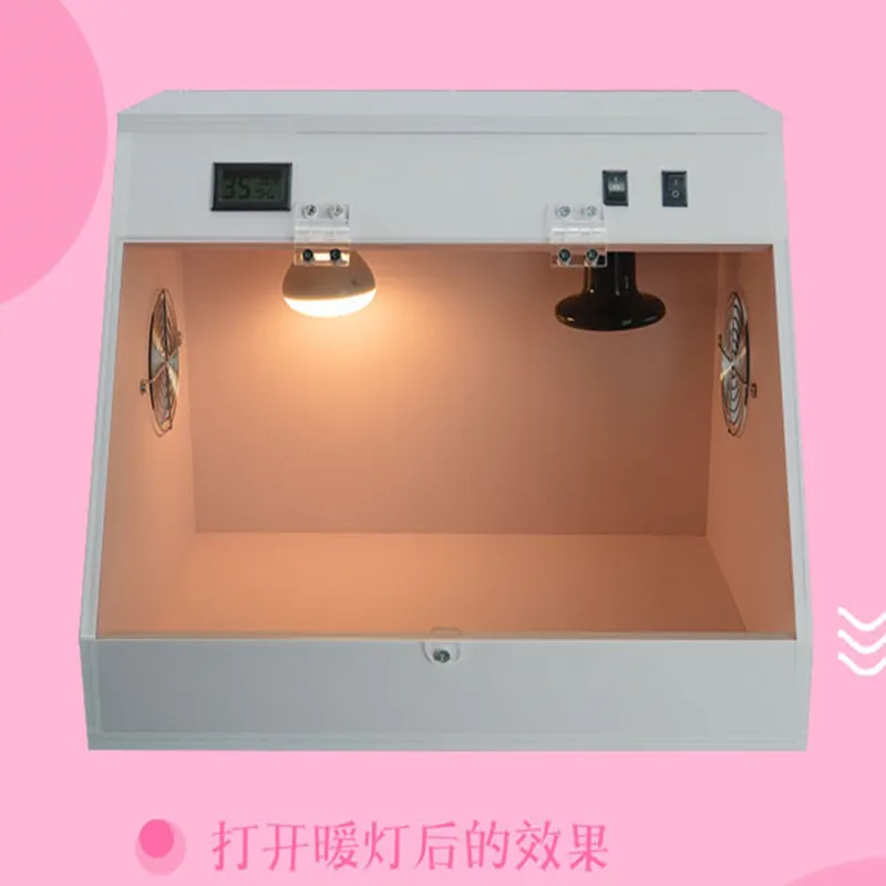 Hamster Africa Mini Hedgehog Luxury Feeding Box Heat Preservation Golden Bear Large Lamplight Acrylic Cage