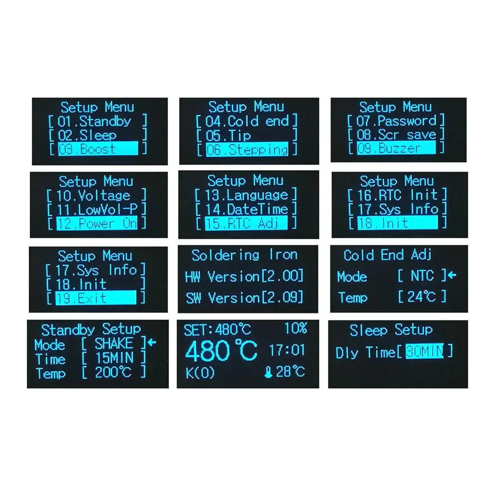 Паяльная станция STM32 OLED V2.1S T12 наборы сделай сам цифровой регулятор температуры