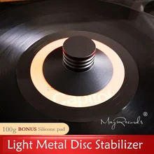 LP виниловые поворотные столы светильник металлический диск стабилизатор запись вес зажим 100 г