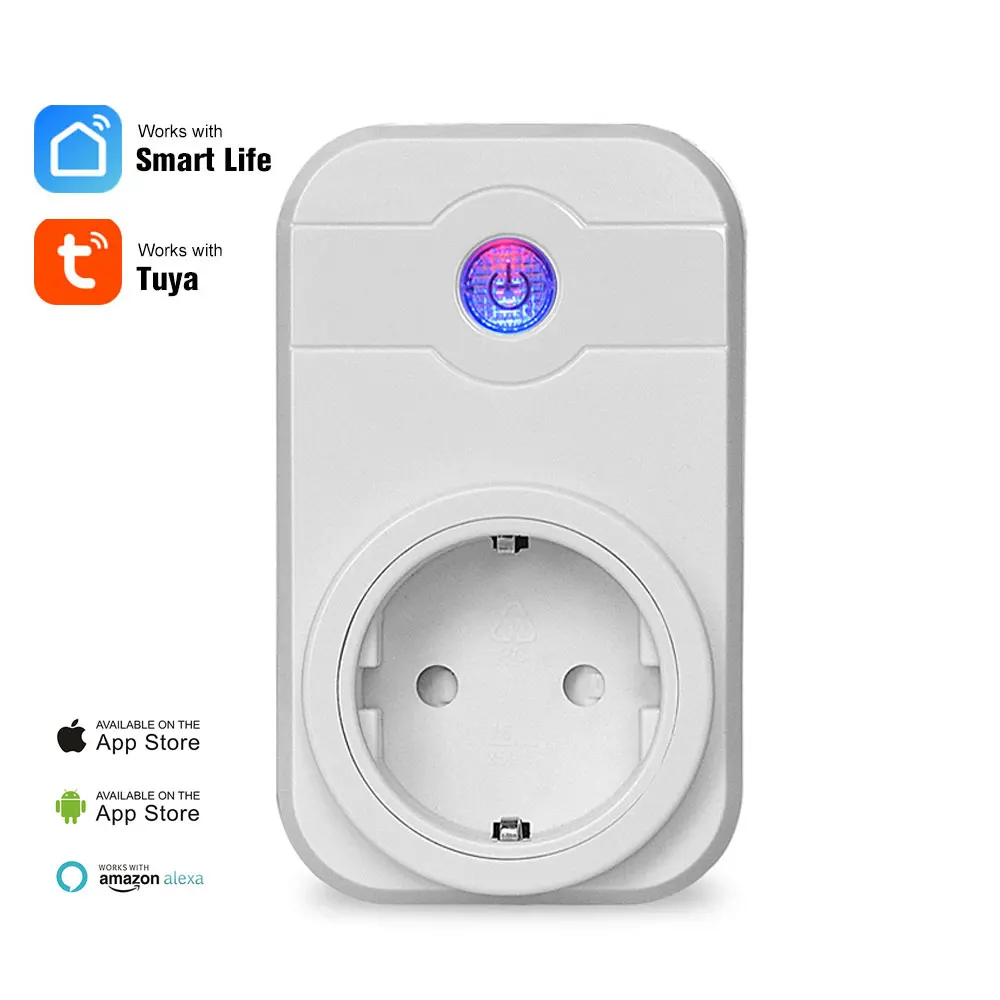 NEOCoolcam Smart Life App умная штепсельная вилка WiFi розетка 10A измеритель мощности ЕС