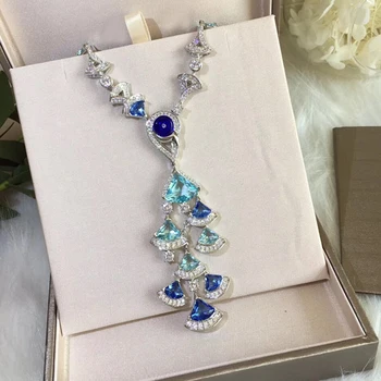 

Designer Fashion Copper Jewelry 3A Cubic Zirconia Party Necklace