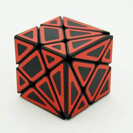 Black Hollow Red Lefun Куб Стиль оси черный или белый с отличием цвета интеллект тест магические кубики скорость Твист Головоломка Детские игрушки 3x3 - Цвет: Black Hollow Red