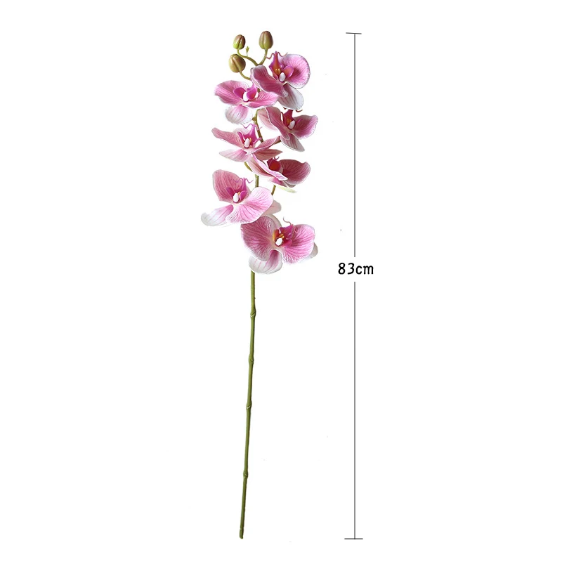 JAROWN Phalaenopsis Butterfly Orchid Latex Real Touch Artificial Flower Wedding Decoration Orchid Floral Party Home Decor Flores (6)