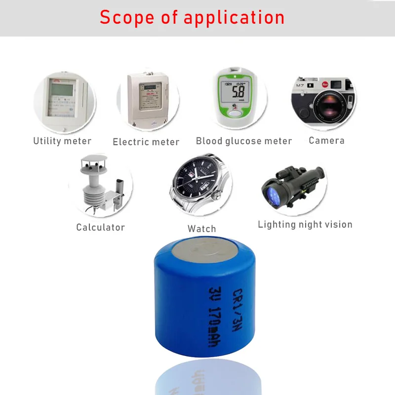 1 шт./лот CR1/3N DL1/3N 3V главным образом литиевая батарея DL1/3N CR1/3 1/3N CR13N 13N CR13 для Камера локатор Кнопка литий-ионные аккумуляторы