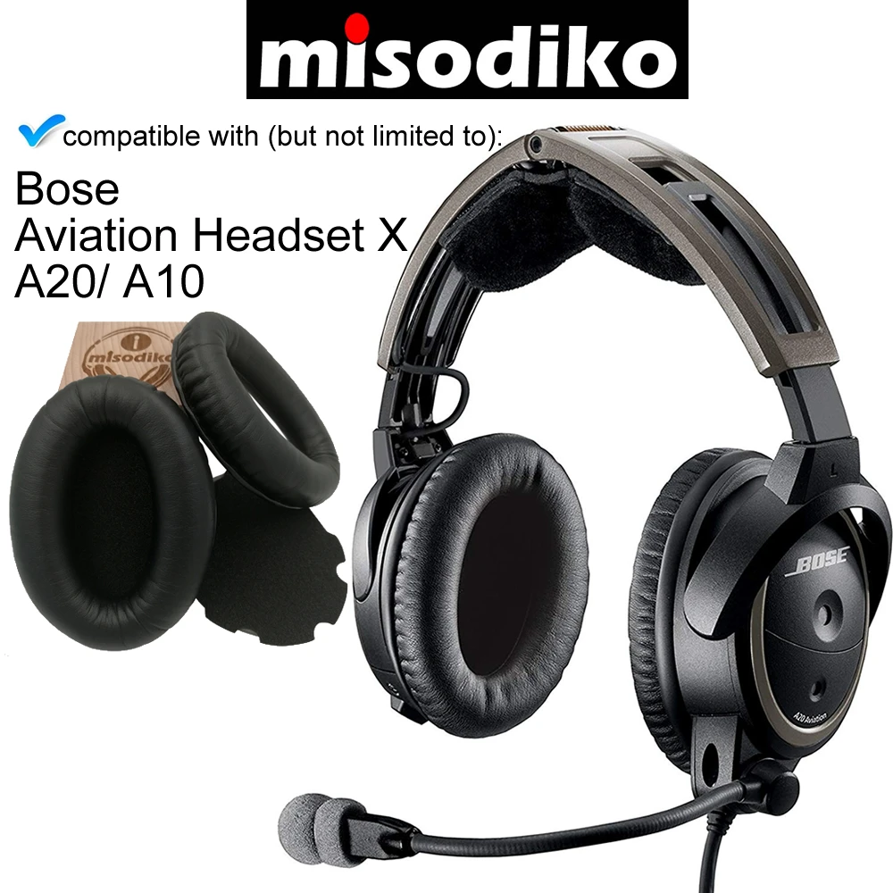 Misodiko сменные амбушюры Набор подушек-для Bose авиационная гарнитура X A10 A20 наушники
