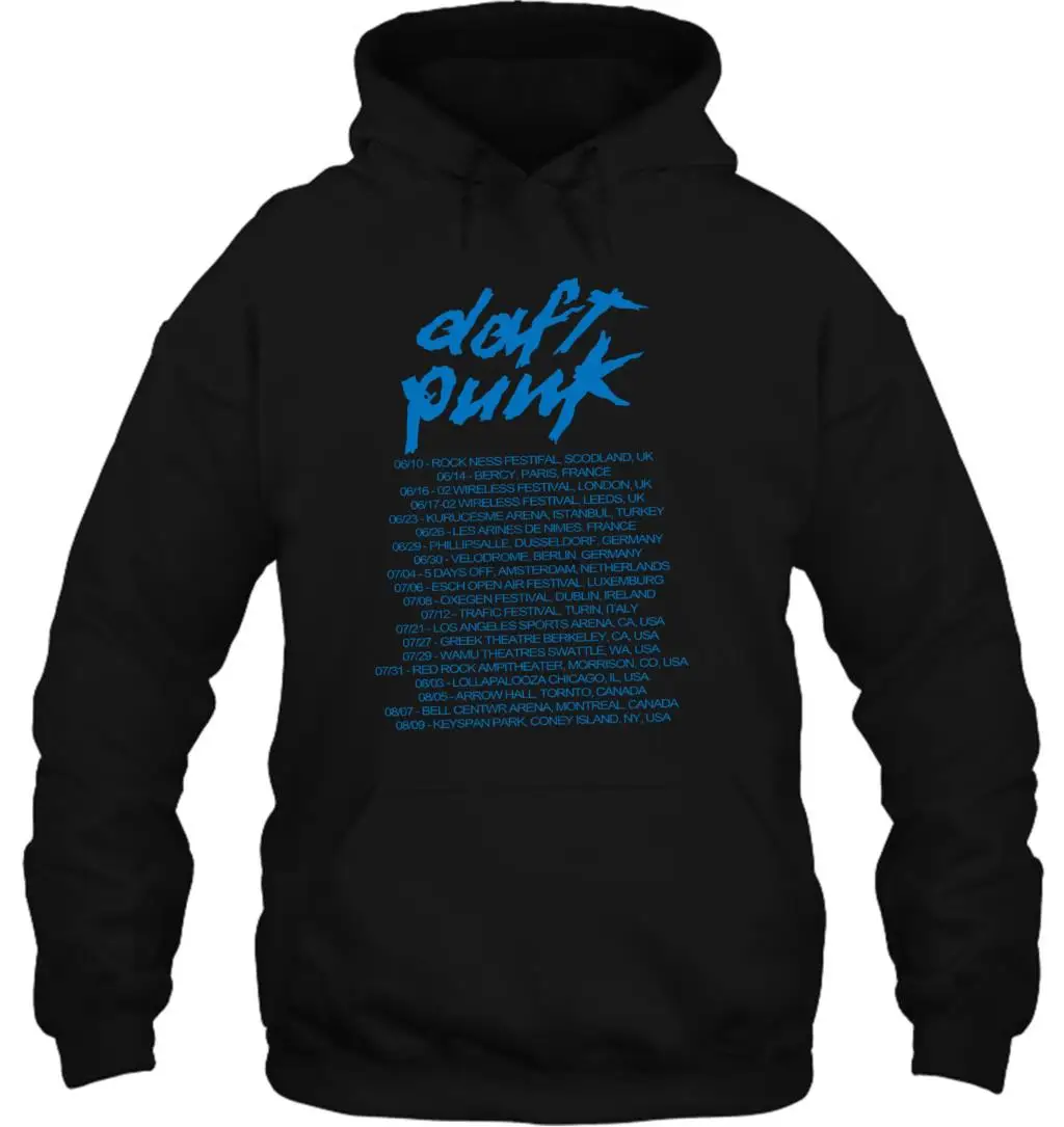 Мужская толстовка в винтажном стиле Daft Punk Alive 1997 Tour reprint Размеры s 3XL женская уличная одежда