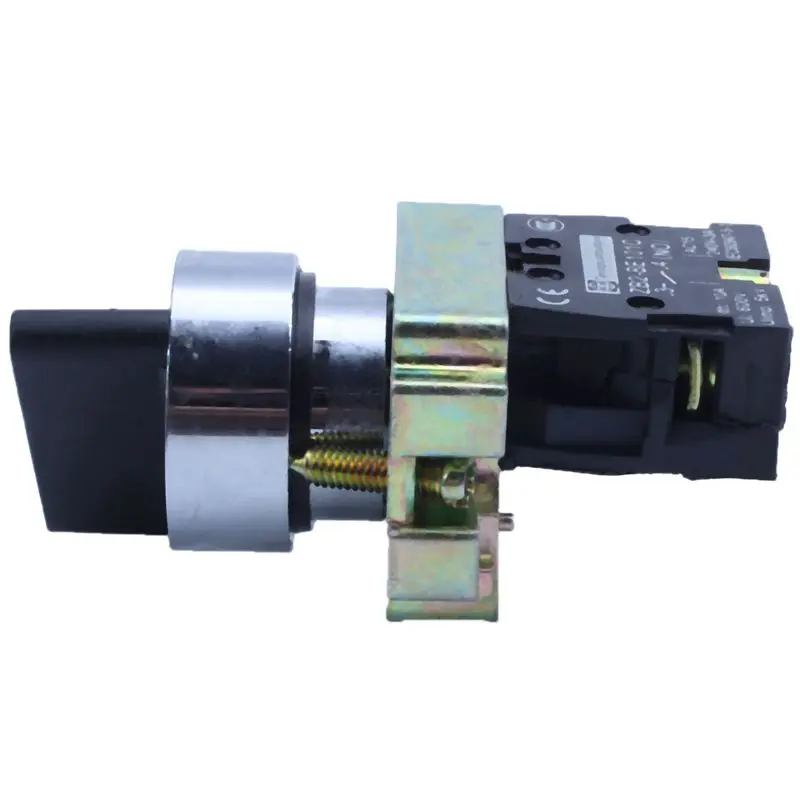 AC 240V 3A без SPST черный Кепки 2 позиционный фиксации поворотный переключатель
