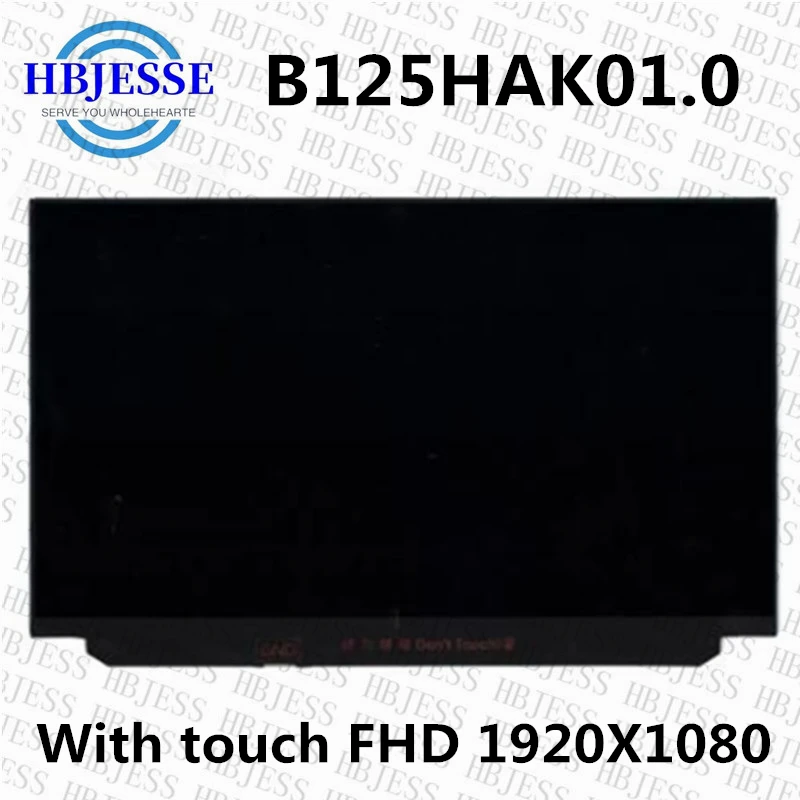 12.5 "Fhd Laptop Lcd Matrx Touch Screen Fhd 40 Pin Fru 01Yn108 01Yn107 Per Lenovo Thinkpad X270 X280 B125Hak01.0 Rr2