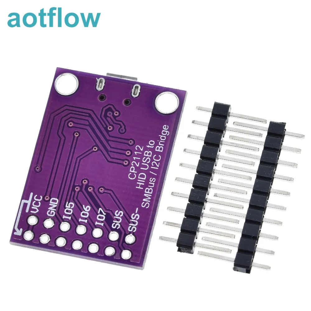 CP2112 плата отладки USB к SMBus I2C коммуникационный модуль 2 0 MicroUSB 2112 оценочный комплект
