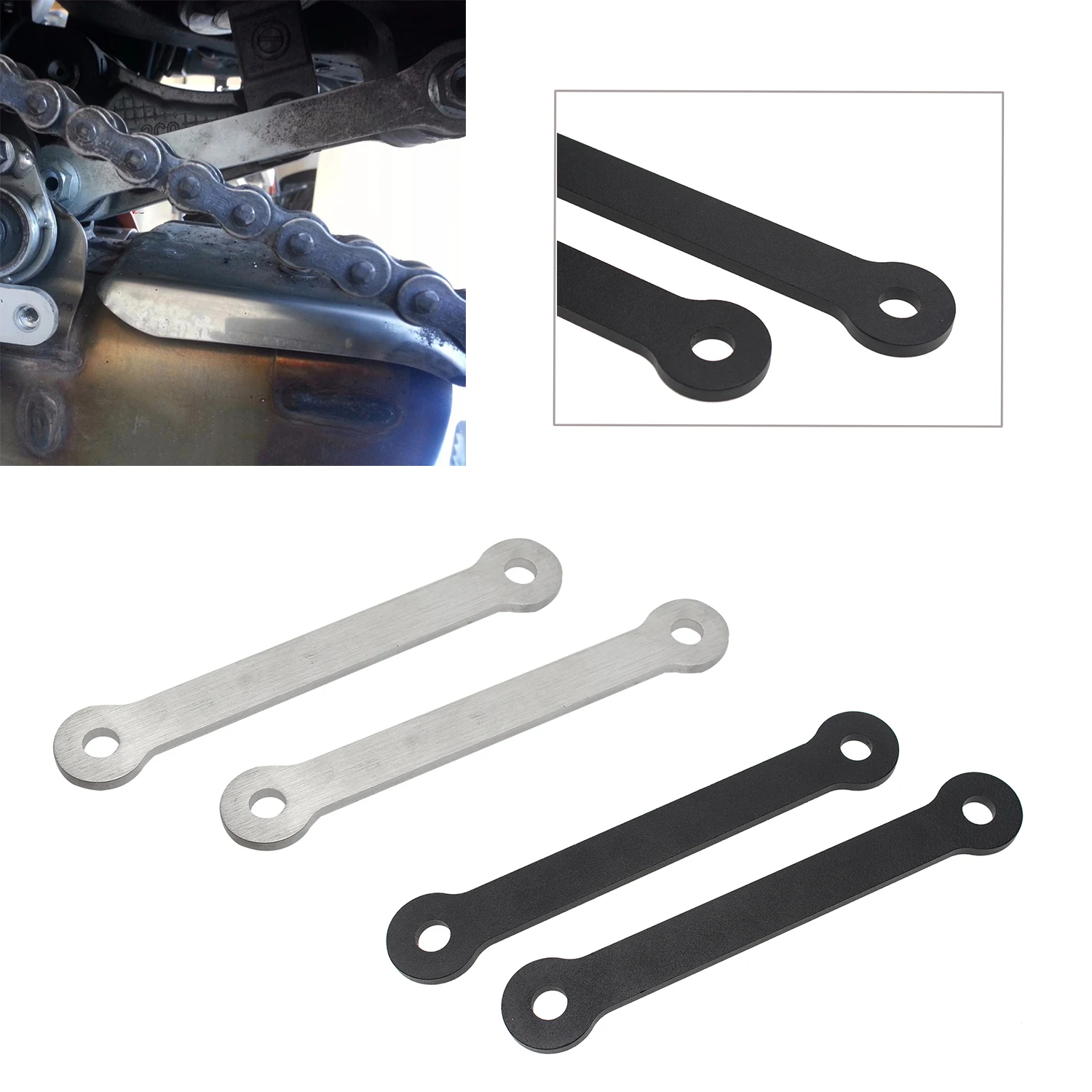 

Linkage Drop Lowering Kit Adjustable Suspension For Yamaha YZF-R6 2017-2018 Motorcycle Stainless Black Silver