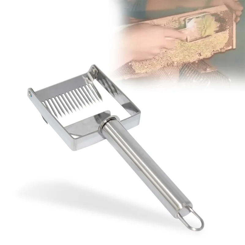 

Beekeeping knife Equipment Uncapping Scraper Honey Honeycomb Scraper stainless steel Handle Tool Uncapping Fork Beekeeping