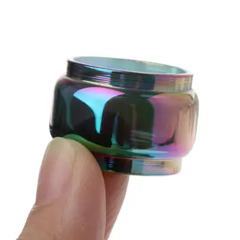 

Rainbow Transparent Fatboy Glass Tube for Cerberus Subohm Tank Atomizer Kit