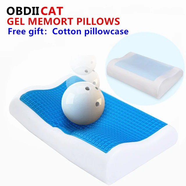 Almohada Ortopedica Viscoelastica Con Gel + Funda Original