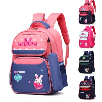 

Cartoon Kids Backpack Primary Children School Bags For 1-3 grades Boys Girls Book Bag Satchel Mochila