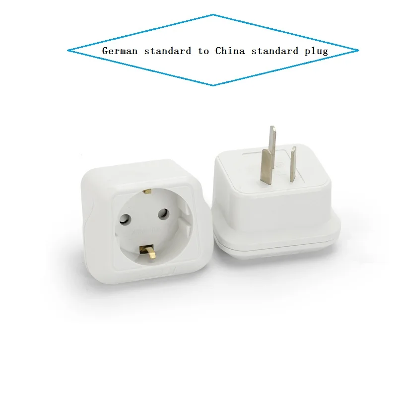 

EU to CN plug Travel Power Adapter electric appliance adaptor German standard to China standard Converter Electrical Plug