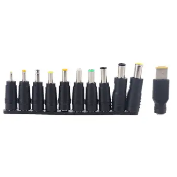 

11Pcs Universal 5.5x2.1mm Female Power Charger Supply Adapter Conversion Plugs Tips for Notebook Laptop